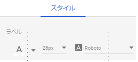 スタイル設定